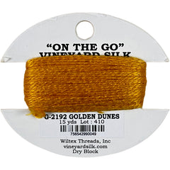 Vineyard Silk Classic On the Go 15 yd Card - 2192 Golden Dunes