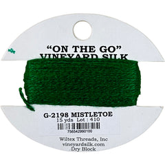 Vineyard Silk Classic On the Go 15 yd Card - 2198 Mistletoe