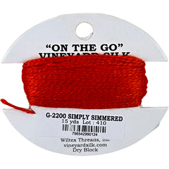 Vineyard Silk Classic On the Go 15 yd Card - 2200 Simply Simmered