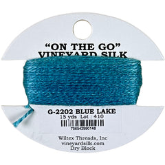 Vineyard Silk Classic On the Go 15 yd Card - 2202 Blue Lake