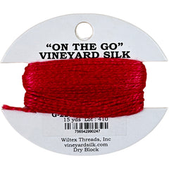 Vineyard Silk Classic On the Go 15 yd Card - 2212 True Pink