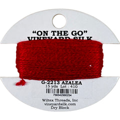 Vineyard Silk Classic On the Go 15 yd Card - 2213 Azalea