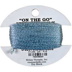 Vineyard Silk Classic On the Go 15 yd Card - 2214 Naples Blue