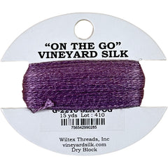 Vineyard Silk Classic On the Go 15 yd Card - 2216 Sea Fog