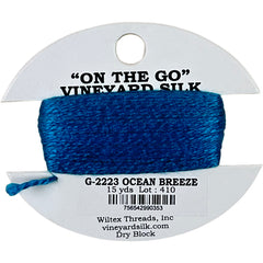 Vineyard Silk Classic On the Go 15 yd Card - 2223 Ocean Breeze