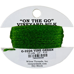 Vineyard Silk Classic On the Go 15 yd Card - 2226 Vine Green
