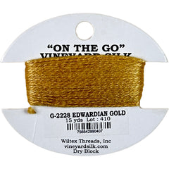Vineyard Silk Classic On the Go 15 yd Card - 2228 Edwardian Gold