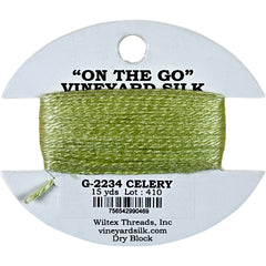 Vineyard Silk Classic On the Go 15 yd Card - 2234 Celery