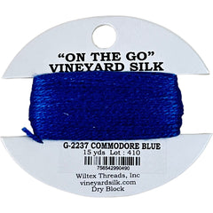 Vineyard Silk Classic On the Go 15 yd Card - 2237 Commodore Blue