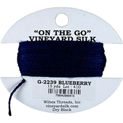 Vineyard Silk Classic On the Go 15 yd Card - 2239 Bluberry