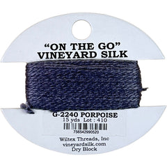 Vineyard Silk Classic On the Go 15 yd Card - 2240 Porpoise