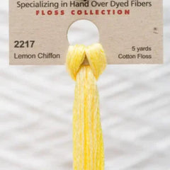 Weeks Dye Works Overdyed Floss - 2217 Lemon Chiffon