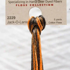 Weeks Dye Works Overdyed Floss - 2229 Jack-O-Lantern