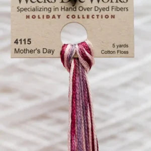 Weeks Dye Works Overdyed Floss - 4115 Mother's Day