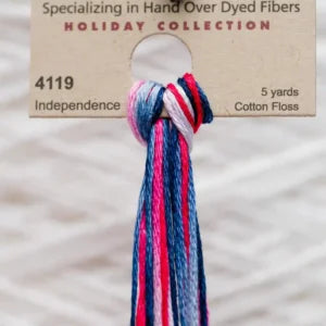 Weeks Dye Works Overdyed Floss - 4119 Independence