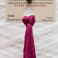 Weeks Dye Works Overdyed Floss - 1343 Boysenberry