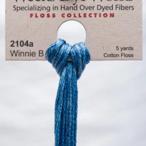 Weeks Dye Works Overdyed Floss - 2104a Winnie B Blue