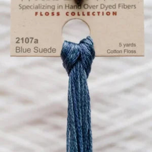 Weeks Dye Works Overdyed Floss - 2107a Blue Suede