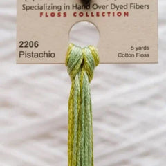 Weeks Dye Works Overdyed Floss - 2206 Pistachio