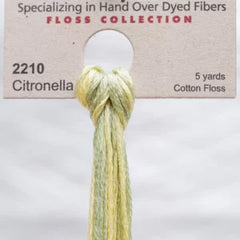Weeks Dye Works Overdyed Floss - 2210 Citronella