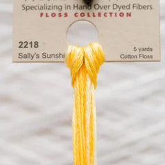 Weeks Dye Works Overdyed Floss - 2218 Sally's Sunshine