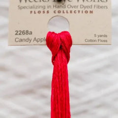 Weeks Dye Works Overdyed Floss - 2268a Candy Apple