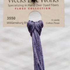 Weeks Dye Works Overdyed Floss - 3550 Williamsburg Blue
