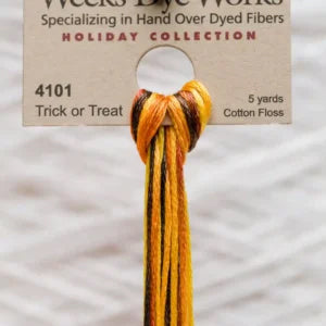 Weeks Dye Works Overdyed Floss - 4101 Trick or Treat