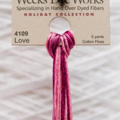 Weeks Dye Works Overdyed Floss - 4109 Love