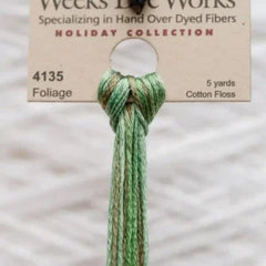Weeks Dye Works Overdyed Floss - 4135 Foliage