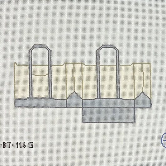 Wheelhaus Needlepoint 3D Boat Tote Needlepoint Canvas - Color Swap