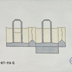 Wheelhaus Needlepoint 3D Boat Tote Needlepoint Canvas - Color Swap