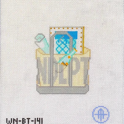 Wheelhaus Needlepoint Stitch Club Boat Tote Needlepoint Canvas