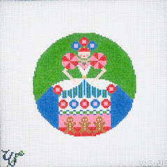 Wipstitch Mother Ginger Needlepoint Canvas