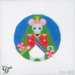 Wipstitch Mouse King Needlepoint Canvas