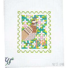 Wipstitch Pennsylvania Stamp Needlepoint Canvas