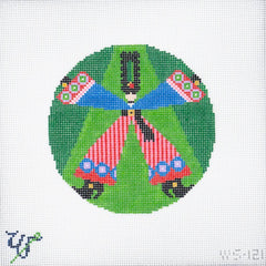 Wipstitch Russian Dancer Needlepoint Canvas