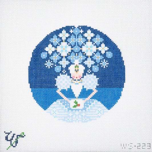 Wipstitch Snow Queen Needlepoint Canvas