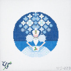 Wipstitch Snow Queen Needlepoint Canvas