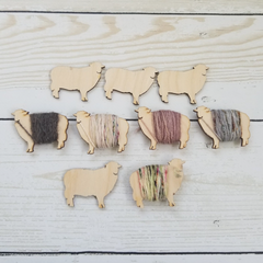 Katrinkles Small Sheep Yarn Bobbins - Set of 3
