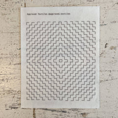 Approved Textiles Persimmon Flowers Mending and Embroidery Transfers