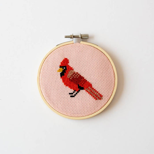 Cotton Clara Cardinal Cross Stitch Kit