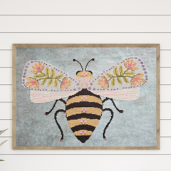 The Wishing Thorn Flower Bee Cross Stitch Pattern