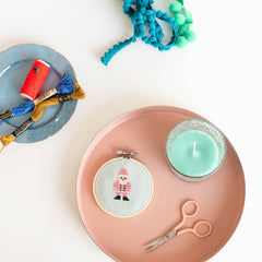 Cotton Clara Christmas Santa Cross Stitch Kit