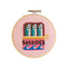 Cotton Clara Sardines Cross Stitch Kit