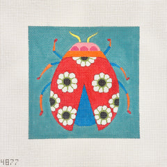 Alice Peterson Co. Floral Ladybug Needlepoint Canvas