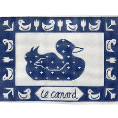 Alice Peterson Co. Le Canard (The Duck) Needlepoint Canvas