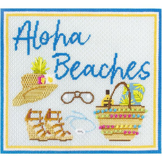 Needlepoint To Go Aloha Beaches Needlepoint Canvas