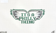Anne Fisher Designs It's a Philly Thing Needlepoint Canvas