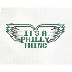 Anne Fisher Designs It's a Philly Thing Needlepoint Canvas